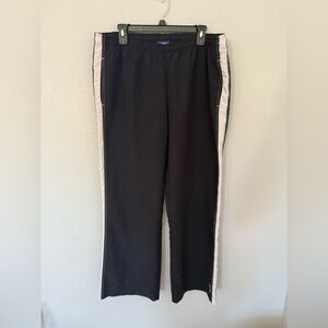 Reebok Black and White Track Pants Size X Large